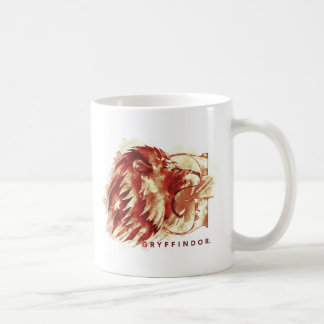 ハリー・ポッターシリーズ| GRYFFINDOR™のライオンの水彩画 コーヒーマグカップ