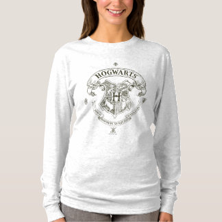 ハリー・ポッターシリーズ| Hogwartsの旗の頂上 Tシャツ