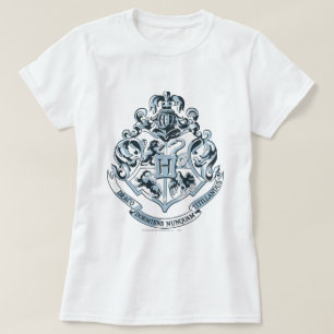 ハリー・ポッターシリーズ Hogwartsの頂上-青 Tシャツ