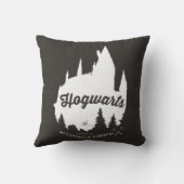 ハリー・ポッターシリーズ| HOGWARTS™の城のタイポグラフィ クッション (裏面)