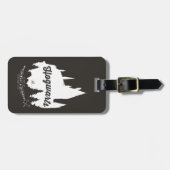 ハリー・ポッターシリーズ| HOGWARTS™の城のタイポグラフィ ラゲッジタグ (正面横)