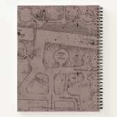 ハリー・ポッターシリーズ| HOGWARTS™の城の略奪者の地図 ノートブック (裏面)