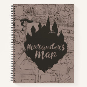 ハリー・ポッターシリーズ  HOGWARTS™の城の略奪者の地図 ノートブック