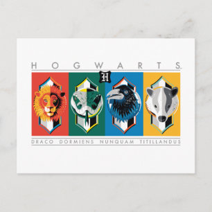 ハリー・ポッターシリーズ  HOGWARTS™の家Sigils ポストカード