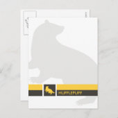 ハリー・ポッターシリーズ| Hufflepuffの家のプライドのグラフィック ポストカード (正面/裏面)