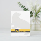 ハリー・ポッターシリーズ| Hufflepuffの家のプライドのグラフィック ポストカード (スタンド正面)