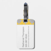 ハリー・ポッターシリーズ| Hufflepuffの家のプライドの頂上 ラゲッジタグ (裏面縦)