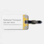 ハリー・ポッターシリーズ| Hufflepuffの家のプライドの頂上 ラゲッジタグ (裏面横)