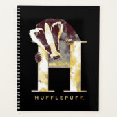 ハリー・ポッターシリーズ| HUFFLEPUFF™のアナグマの水彩画 プランナー手帳 (正面)