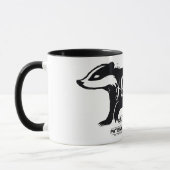 ハリー・ポッターシリーズ| HUFFLEPUFF™のシルエットのタイポグラフィ マグカップ (左)