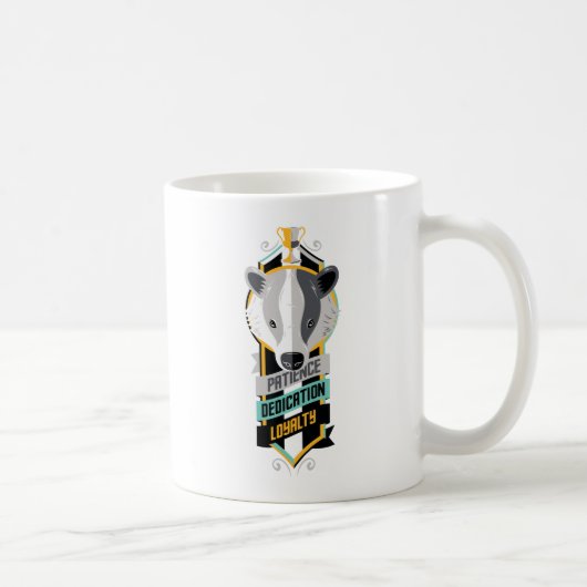 ハリー・ポッターシリーズ| HUFFLEPUFF™の家の特性Sigil コーヒーマグカップ (右)