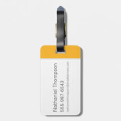 ハリー・ポッターシリーズ| HUFFLEPUFF™の家の特性Sigil ラゲッジタグ (裏面縦)