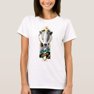 ハリー・ポッターシリーズ| HUFFLEPUFF™の家の特性Sigil Tシャツ