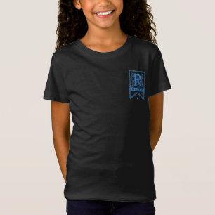 ハリー・ポッターシリーズ Ravenclawのモノグラムの旗 Tシャツ