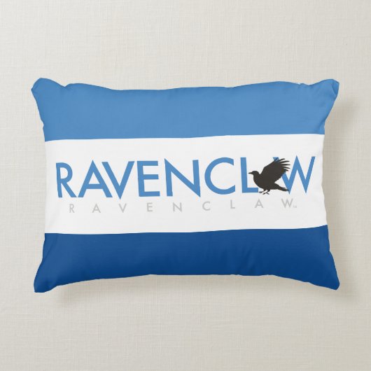 ハリー・ポッターシリーズ| Ravenclawの家のプライドのロゴ アクセントクッション (正面)