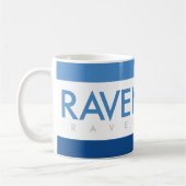ハリー・ポッターシリーズ| Ravenclawの家のプライドのロゴ コーヒーマグカップ (左)