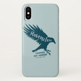 ハリー・ポッターシリーズ  RAVENCLAW™のシルエットのタイポグラフィ iPhone X ケース
