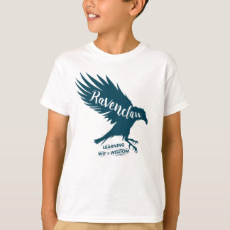 ハリー・ポッターシリーズ| RAVENCLAW™のシルエットのタイポグラフィ Tシャツ