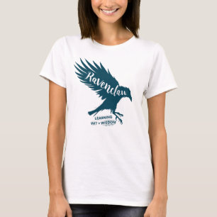 ハリー・ポッターシリーズ RAVENCLAW™のシルエットのタイポグラフィ Tシャツ