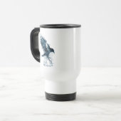 ハリー・ポッターシリーズ| RAVENCLAW™のワタリガラスの水彩画 トラベルマグ (正面左)