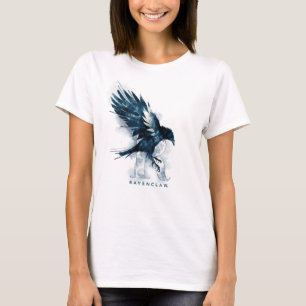 ハリー・ポッターシリーズ RAVENCLAW™のワタリガラスの水彩画 Tシャツ