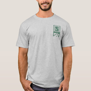 ハリー・ポッターシリーズ Slytherinのモノグラムの旗 Tシャツ
