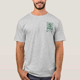 ハリー・ポッターシリーズ| Slytherinのモノグラムの旗 Tシャツ
