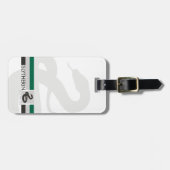 ハリー・ポッターシリーズ| Slytherinの家のプライドのグラフィック ラゲッジタグ (正面横)