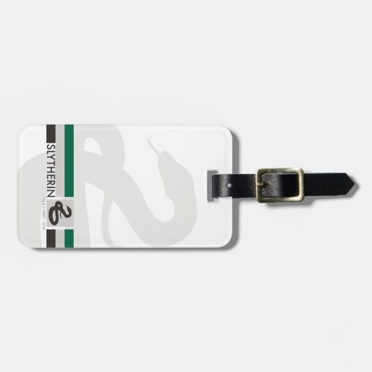ハリー・ポッターシリーズ| Slytherinの家のプライドのグラフィック ラゲッジタグ (正面横)