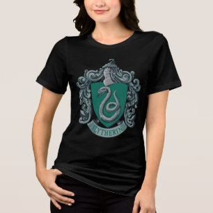 ハリー・ポッターシリーズ Slytherinの頂上の緑 トライブレンドTシャツ