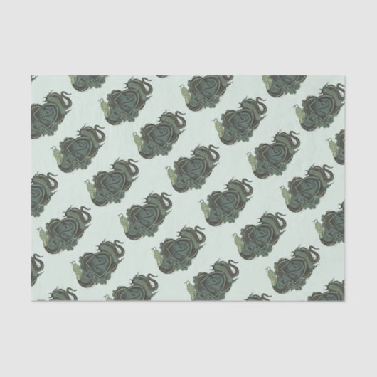 ハリー・ポッターシリーズ| Slytherinの頂上 薄葉紙 (正面)