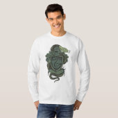 ハリー・ポッターシリーズ| Slytherinの頂上 Tシャツ (正面フル)