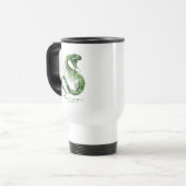 ハリー・ポッターシリーズ| SLYTHERIN™のヘビの水彩画 トラベルマグ (正面左)