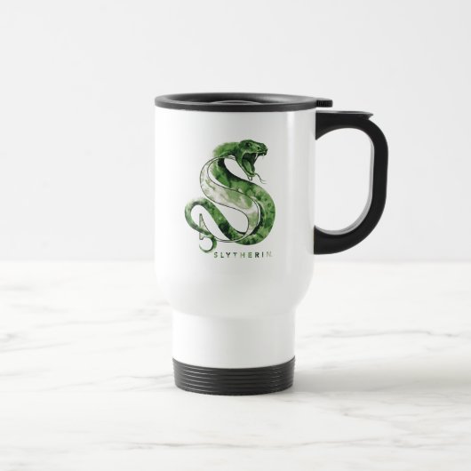 ハリー・ポッターシリーズ| SLYTHERIN™のヘビの水彩画 トラベルマグ (右)