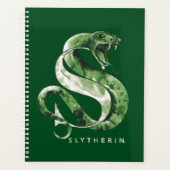 ハリー・ポッターシリーズ| SLYTHERIN™のヘビの水彩画 プランナー手帳 (正面)