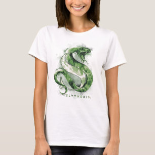 ハリー・ポッターシリーズ SLYTHERIN™のヘビの水彩画 Tシャツ