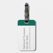 ハリー・ポッターシリーズ| SLYTHERIN™の家の特性Sigil ラゲッジタグ (裏面縦)