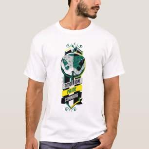 ハリー・ポッターシリーズ  SLYTHERIN™の家の特性Sigil Tシャツ