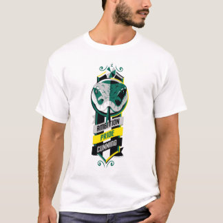 ハリー・ポッターシリーズ| SLYTHERIN™の家の特性Sigil Tシャツ