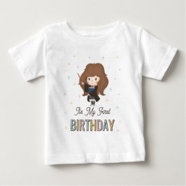 ハリー・ポッター かわいいハーメイオンワイザード誕生日 ベビーTシャツ