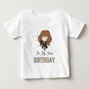 ハリー・ポッター かわいいハーメイオンワイザード誕生日 ベビーTシャツ