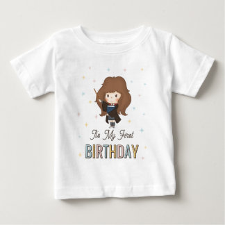 ハリー・ポッター かわいいハーメイオンワイザード誕生日 ベビーTシャツ