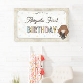 ハリー・ポッター かわいいハーメイオンワザード誕生日 横断幕 (インサイチュ)