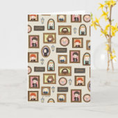 ハリー・ポッター™ かわいいミニフレームの図案 カード (黄色い花)