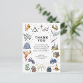 ハリー・ポッター アイコン 誕生日 サンクス ポストカード (スタンド正面)