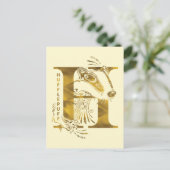 ハリー・ポッター |アグアメンティHUFFLEPUFF™グラフィック ポストカード (スタンド正面)