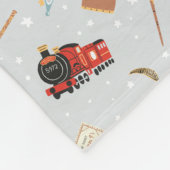 ハリー・ポッター・アニメのホグワーツ・パターン フリースブランケット (角)