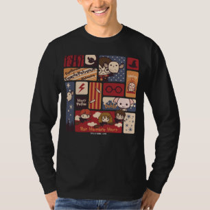 ハリー・ポッター カートゥーンパターン Tシャツ