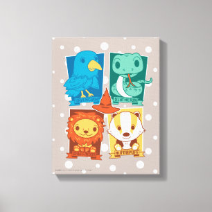 ハリー・ポッター™   カートゥーン ホグワーツ™ 組 キャンバスプリント