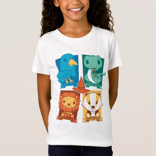 ハリー・ポッター™ | カートゥーン ホグワーツ™ 組 Tシャツ (正面)